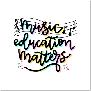 Music Education Matters Music Teacher Appreciation Women Posters and Art